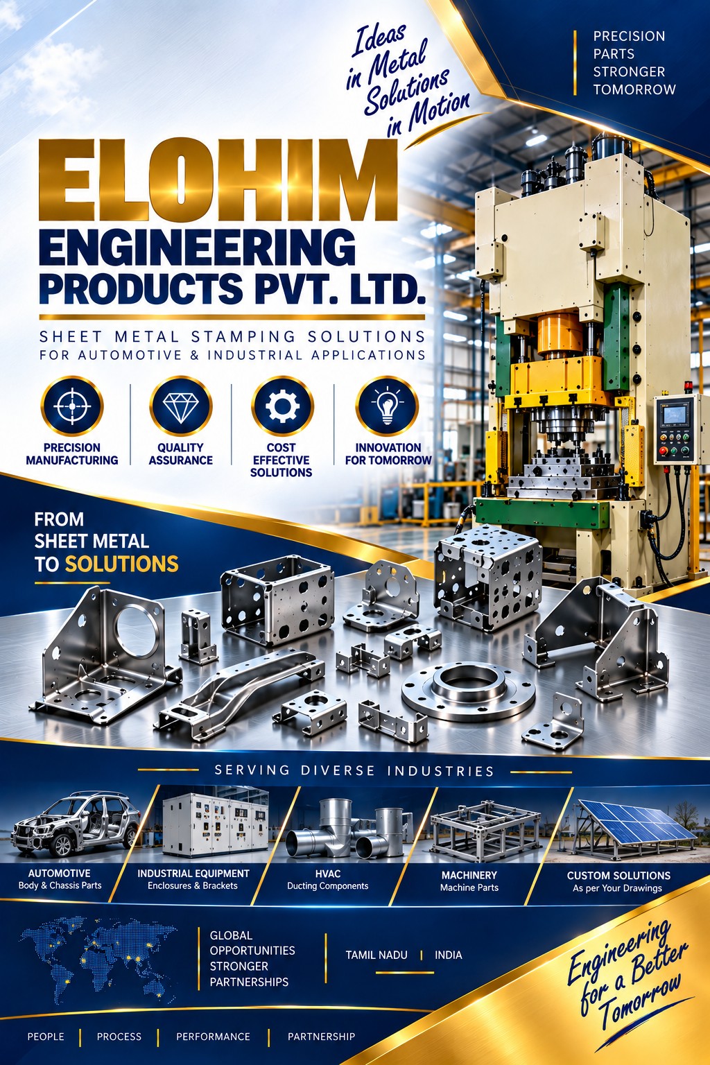 Elohim Engineering Products - Sheet Metal Stamping Solutions